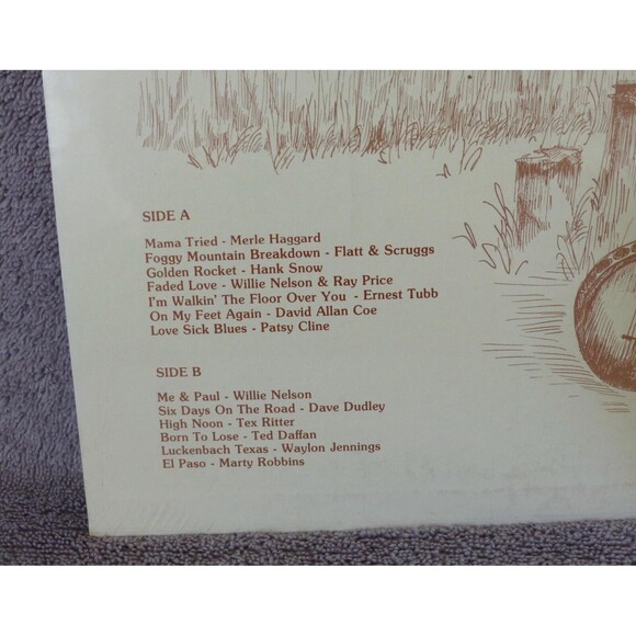 Country USA Encore Various LP Vinyl 1981 Ragamuffin Willie Nelson Patsy C RARE - Picture 5 of 5